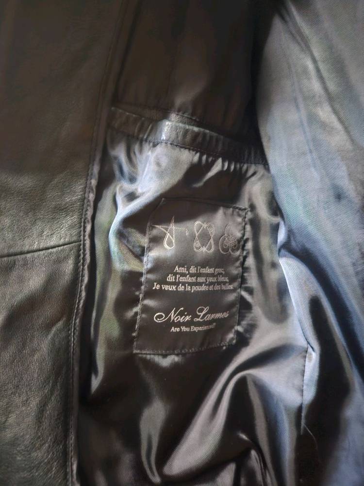 44) 느와르 라르메스 MA-1 가죽 자켓 이미지