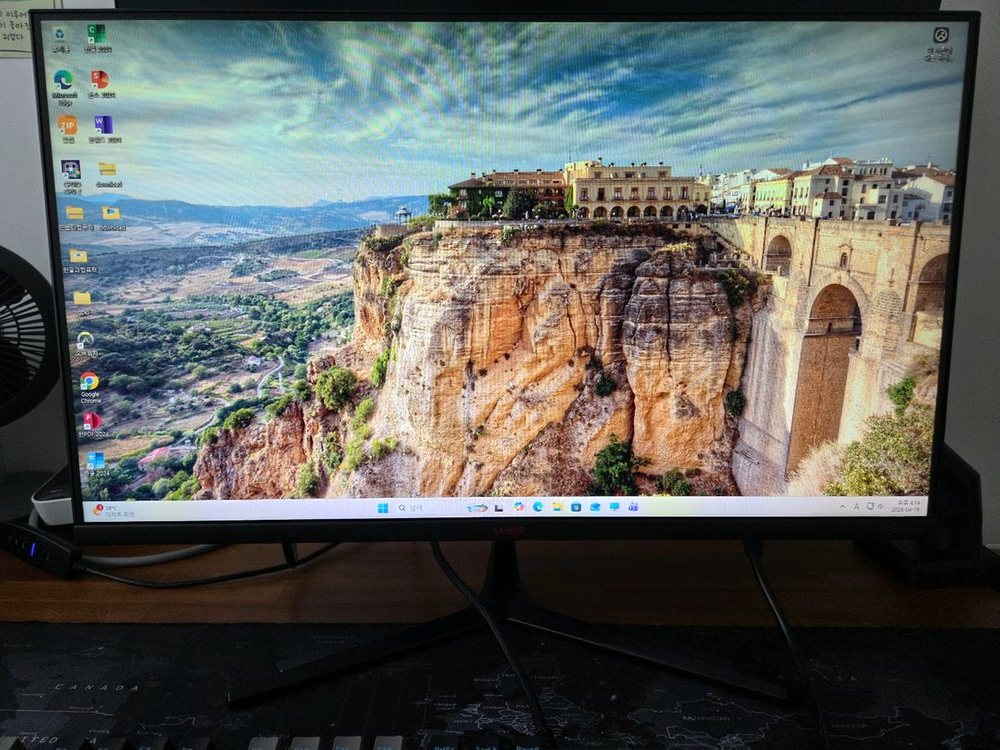 유디아 25인치 165Hz 게이밍 모니터 이미지