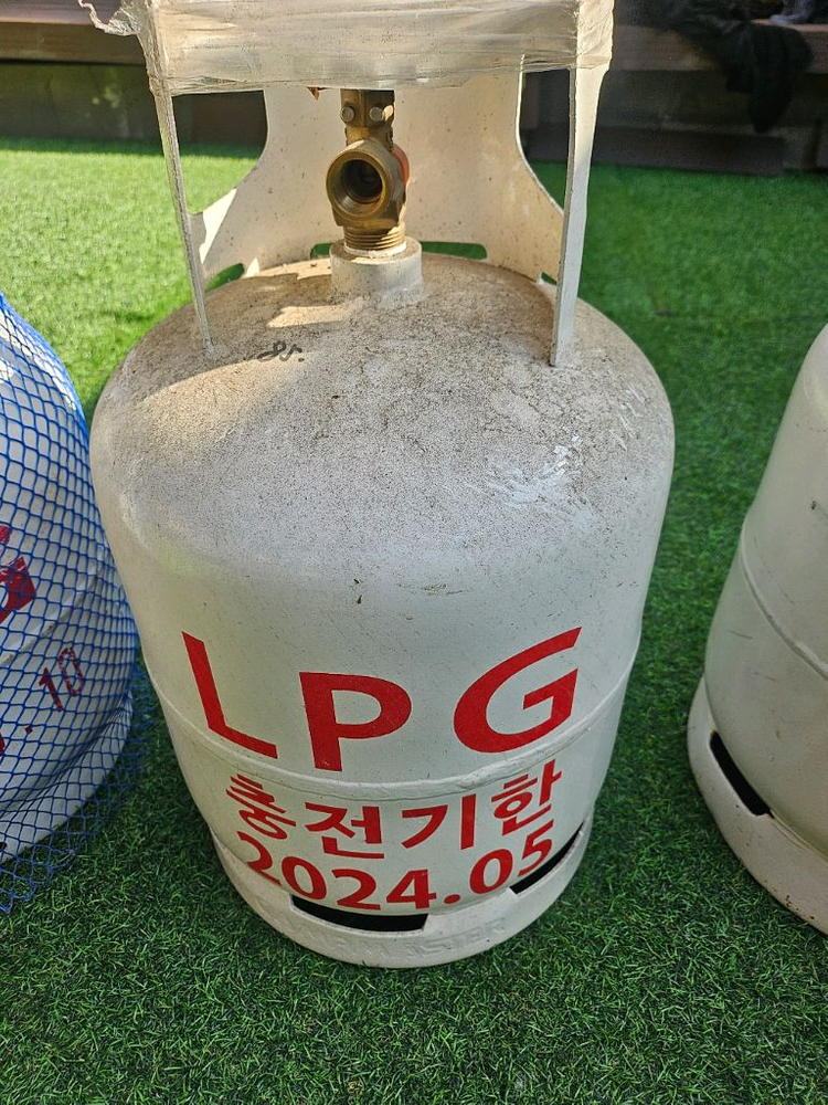 10kg 가스통 카라반 캠핑용 이미지