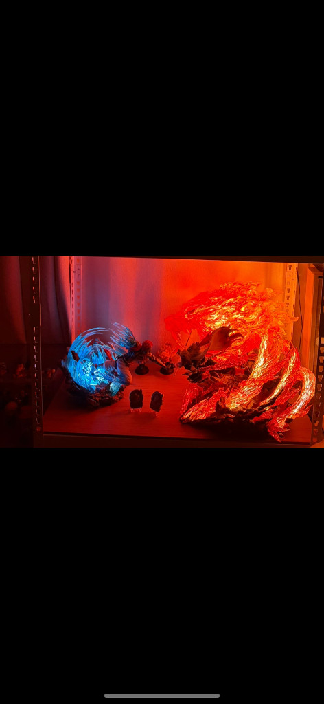 귀멸의 칼날 렌고쿠 레진 피규어(아카자x) 이미지