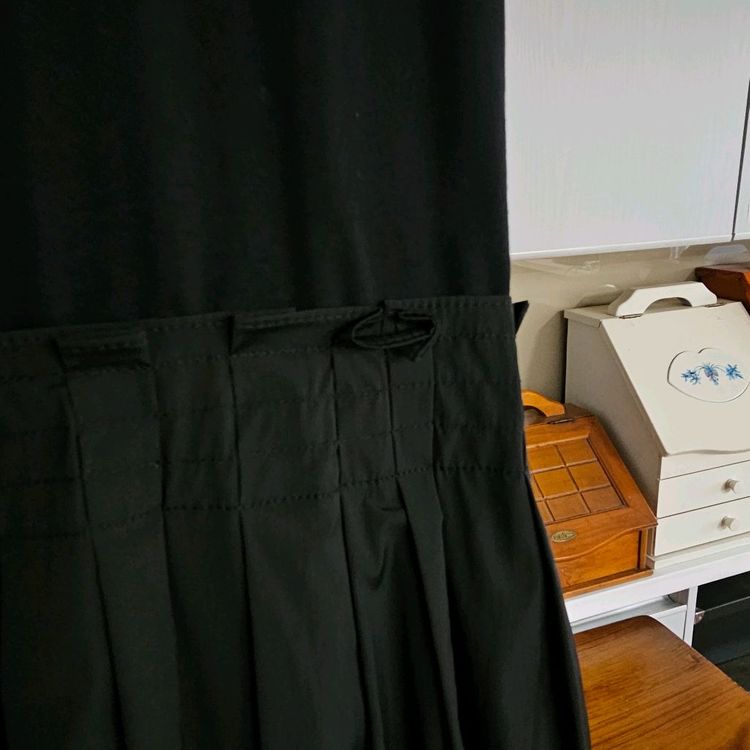 77/택 새상품 모한 여성 롱 블랙 반팔 원피스 이미지