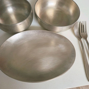 어린이용 유기 놋그릇세트 이미지