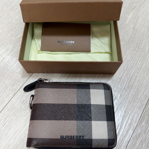 버버리 체크 지퍼 반지갑 (정품) 남녀공용 60만짜리~ 이미지