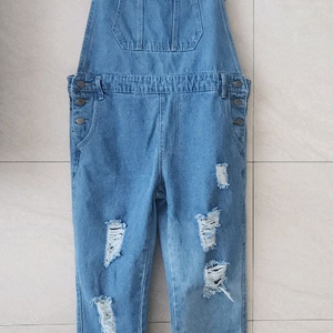 데님 멜빵바지 L 사이즈 이미지
