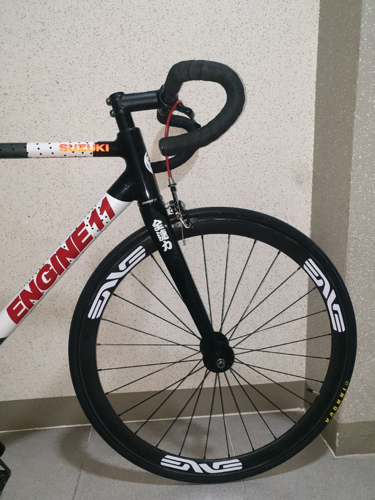 엔진11크릿디 네온차콜 픽시자전거 이미지