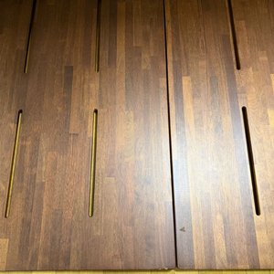 침대 프레임 무료나눔 원목 멀바우 접이식 깔판 2개 (퀸+슈퍼싱글) 이미지