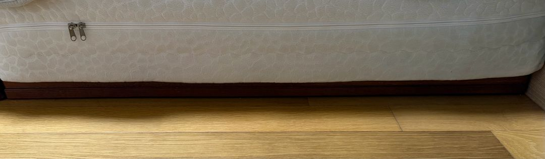 침대 프레임 무료나눔 원목 멀바우 접이식 깔판 2개 (퀸+슈퍼싱글) 이미지