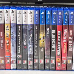 PS5 / PS4 / 닌텐도 타이틀 판매 이미지