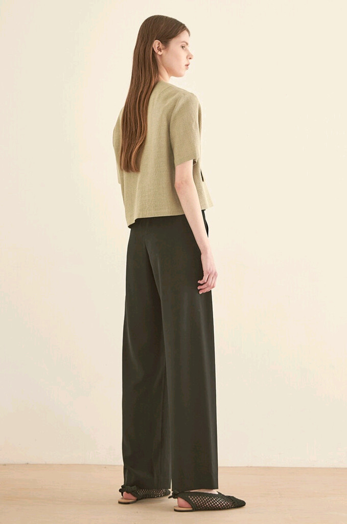 더캐시미어 린넨 칼라리스 자켓 55 (랑방,마인,타임, 이미지