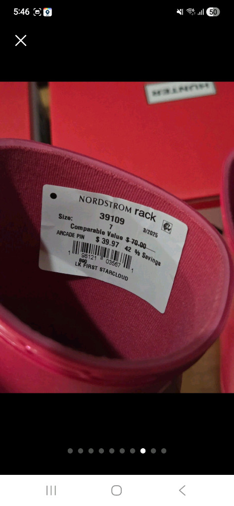 헌터 키즈 레인부츠 핫핑크 US 6, US 7 이미지