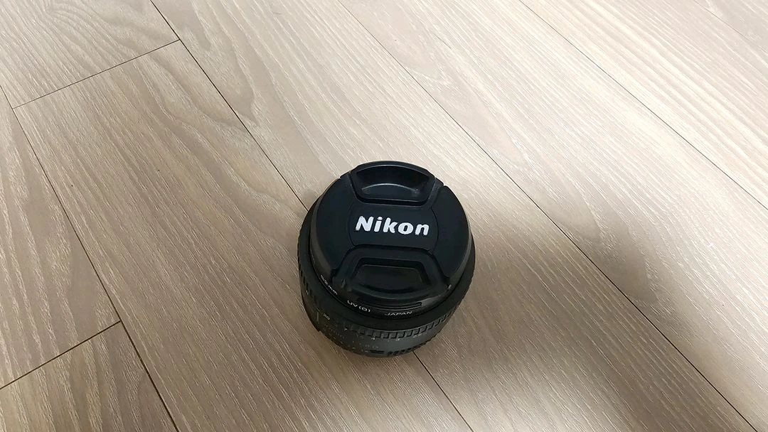 니콘50mm f1.8D 카메라렌즈 호야52mm uv필터 포함 이미지