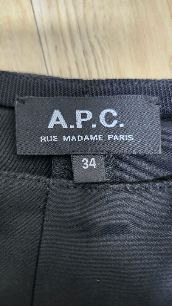 A.P.C. 아페쎄 여성 슬랙스 (블랙) 여성바지 팬츠 정장바지 이미지