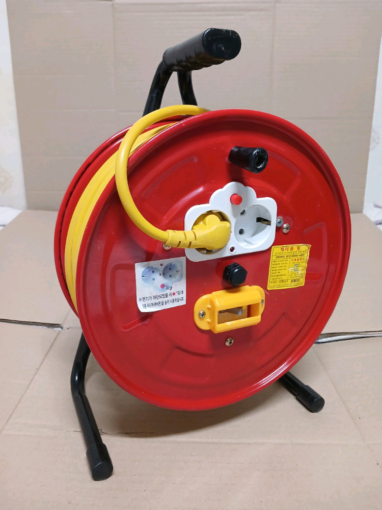 접지차단형 안전 케이블 릴선 3C x 1.5SQMM 50M 전선릴 이미지