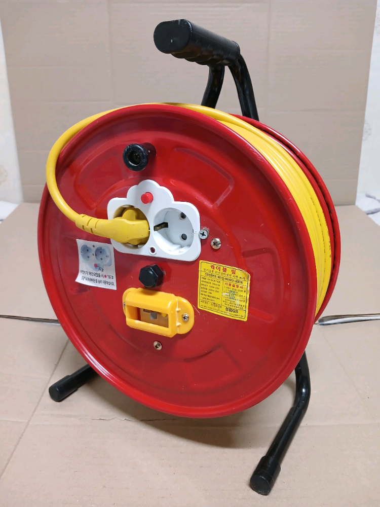 접지차단형 안전 케이블 릴선 3C x 1.5SQMM 50M 전선릴 이미지