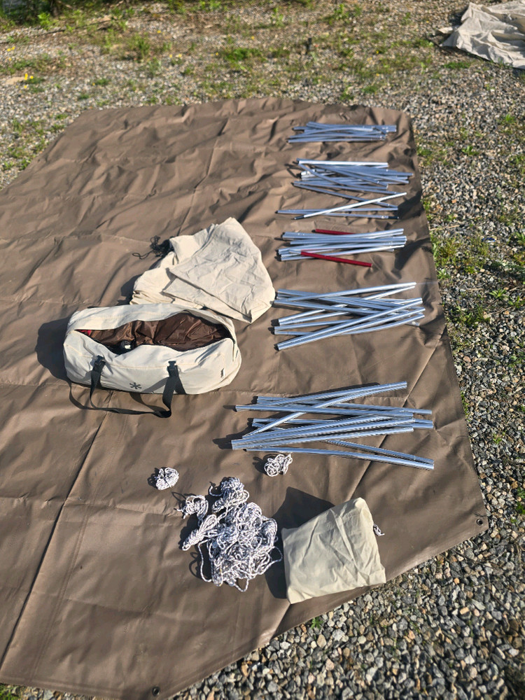 스노우피크 랜드락 아이보리텐트(세탁후보관중) 이미지