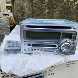미사용 MD카스테레오 PIONEER carrozzeria FH-P005MD 2DIN CD/MD Player 이미지