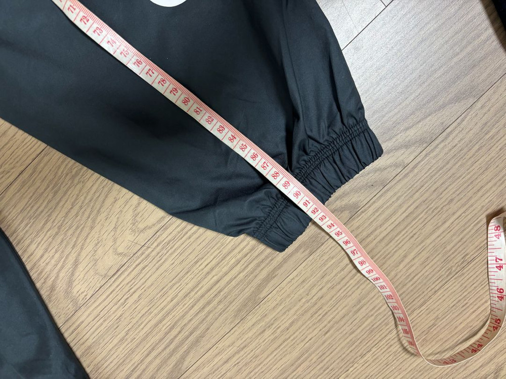 나이키 크롭 바람막이 벨트 조거팬츠세트 여성 m 이미지