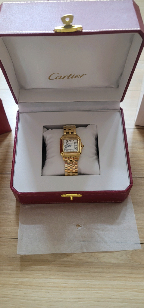 [새제품 풀세트]까르디에 여성용 고급쿼츠 27mm 이미지