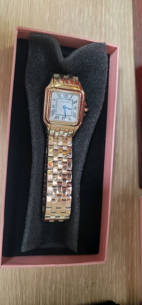 [새제품 풀세트]까르디에 여성용 고급쿼츠 27mm 이미지