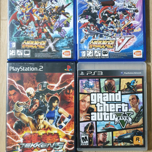 ps 슈퍼로봇대전 v,x, 철권5, GTA5 이미지