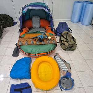 광덕 붕어 낚시 보트 풀세트 밥상 받침틀 가이드모터 배터리 사진에 있는거 모두 드림 이미지