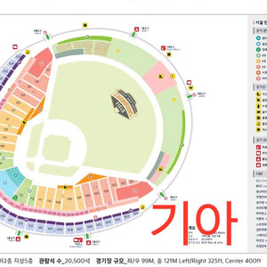 4.26 4월 26일(일) 기아 vs 롯데 1루 k8 3루 ev 2연석 4연석 kia 타이거즈 자이언츠 이미지