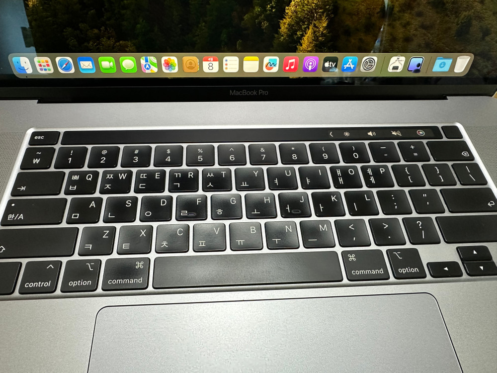 맥북 프로 16인치 2019 i9 64GB 1TB 이미지