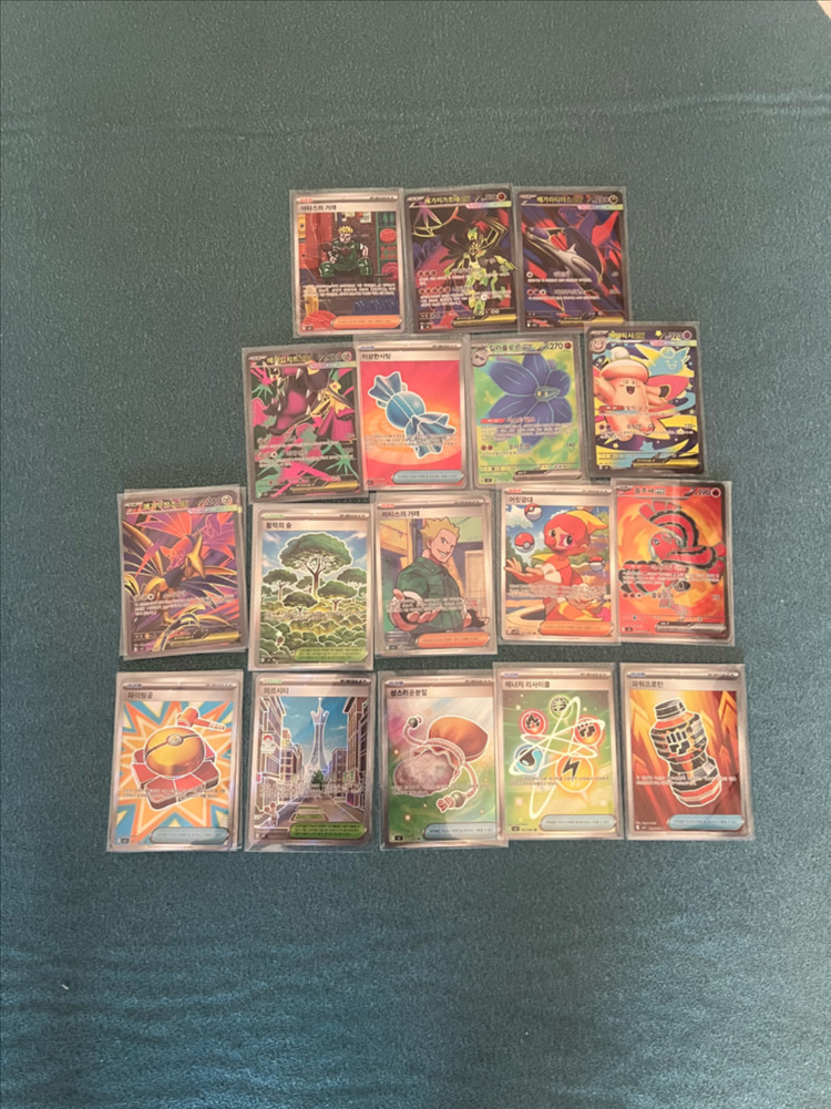포켓몬카드 판매합니다 메가드림,화이트플레어,블랙볼트,로켓단,흑염,니힐제로,메가 이미지