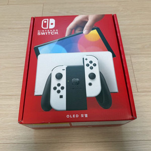 닌텐도 스위치 oled 화이트 미개봉 이미지