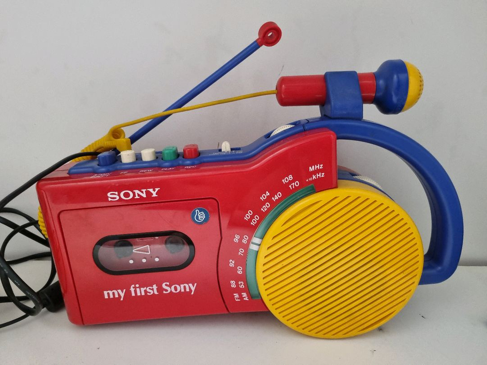 my fisrt sony 카세트 라디오 이미지