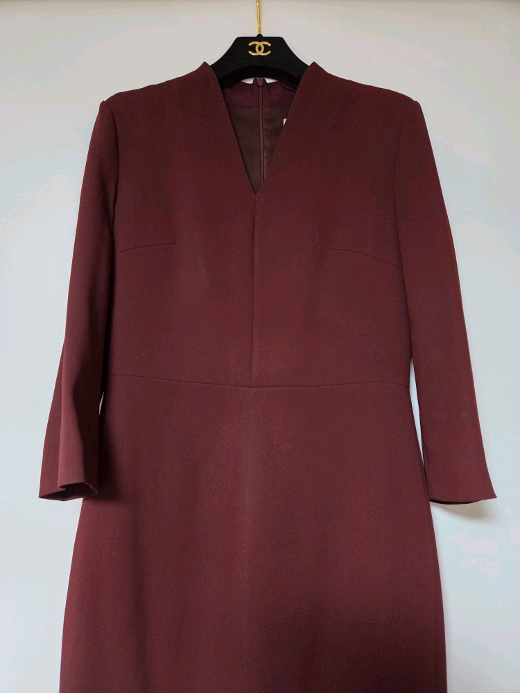 미샤 MICHAA 19 플리츠 배색 원피스 (55) 이미지