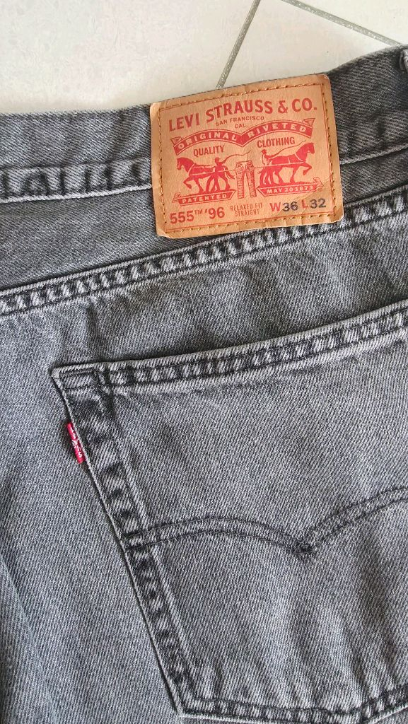 리바이스 555 그레이진 데님팬츠. 무료배송 이미지