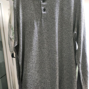 띠어리 헨리넥 티셔츠 그레이 이미지