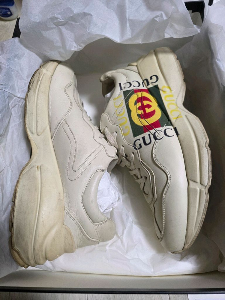 구찌 라이톤 스니커즈 42사이즈 (국내 270~275)* 이미지