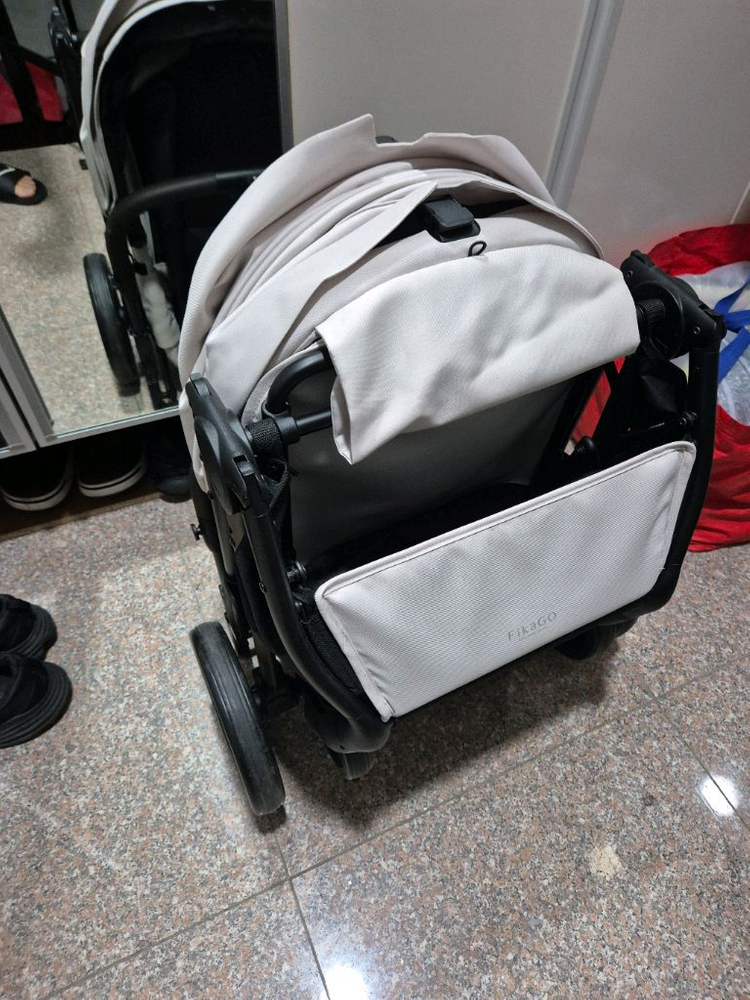 부산경남) 애견유모차 개모차 피카고 애자일2 크림베이지 이미지