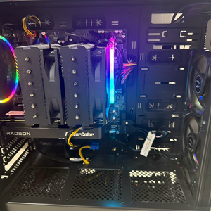7800x3d 고사양 게이밍 pc 컴퓨터 rx9060xt 본체 팝니다 이미지