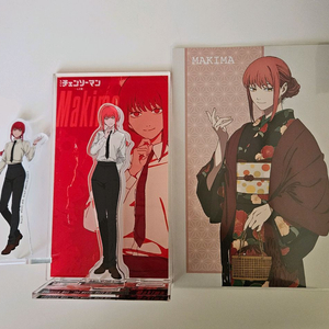 체인소맨 마키마 아크릴스탠드 팝업 이치방쿠지 제일복권 신년 기모노 엽서 이미지