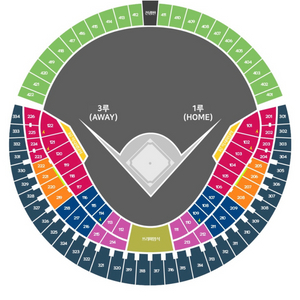 두산 LG 4/25 토 3루 블루석 단석 이미지