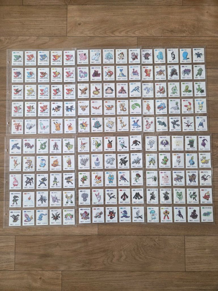 포켓몬 띠부씰 시즌5 30주년 전종 이미지