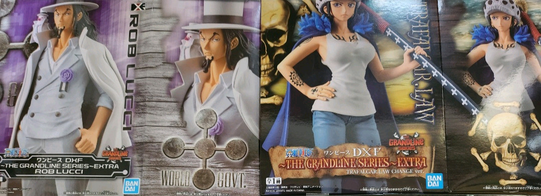 원피스 피규어 3개 개별 가능 일괄 로우 (여성 여자 버전) 루치 스튜시 정리 이미지