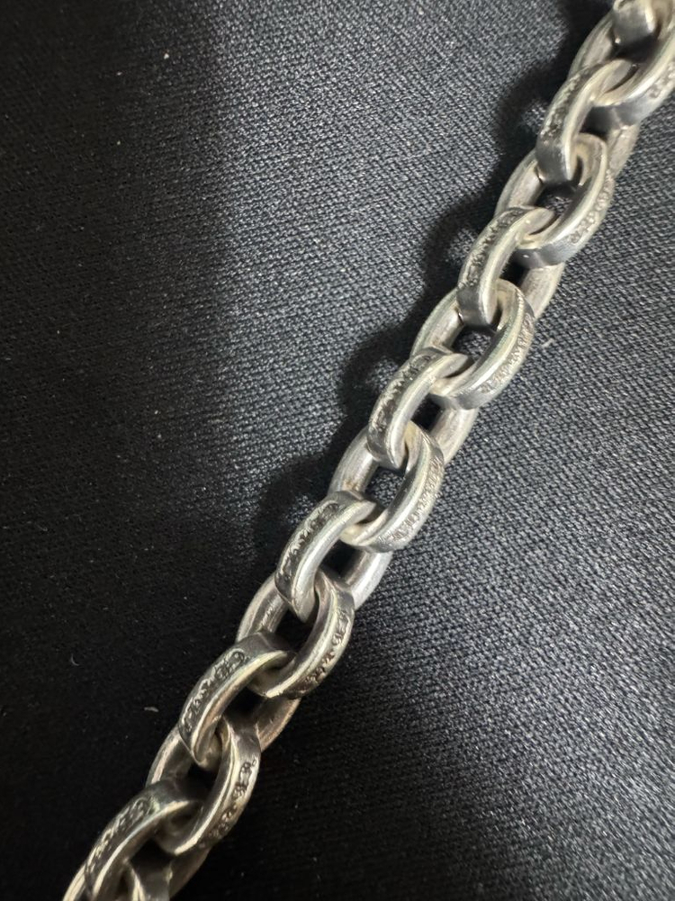 크롬하츠 정품 라지 페이퍼 체인 팔찌 이미지