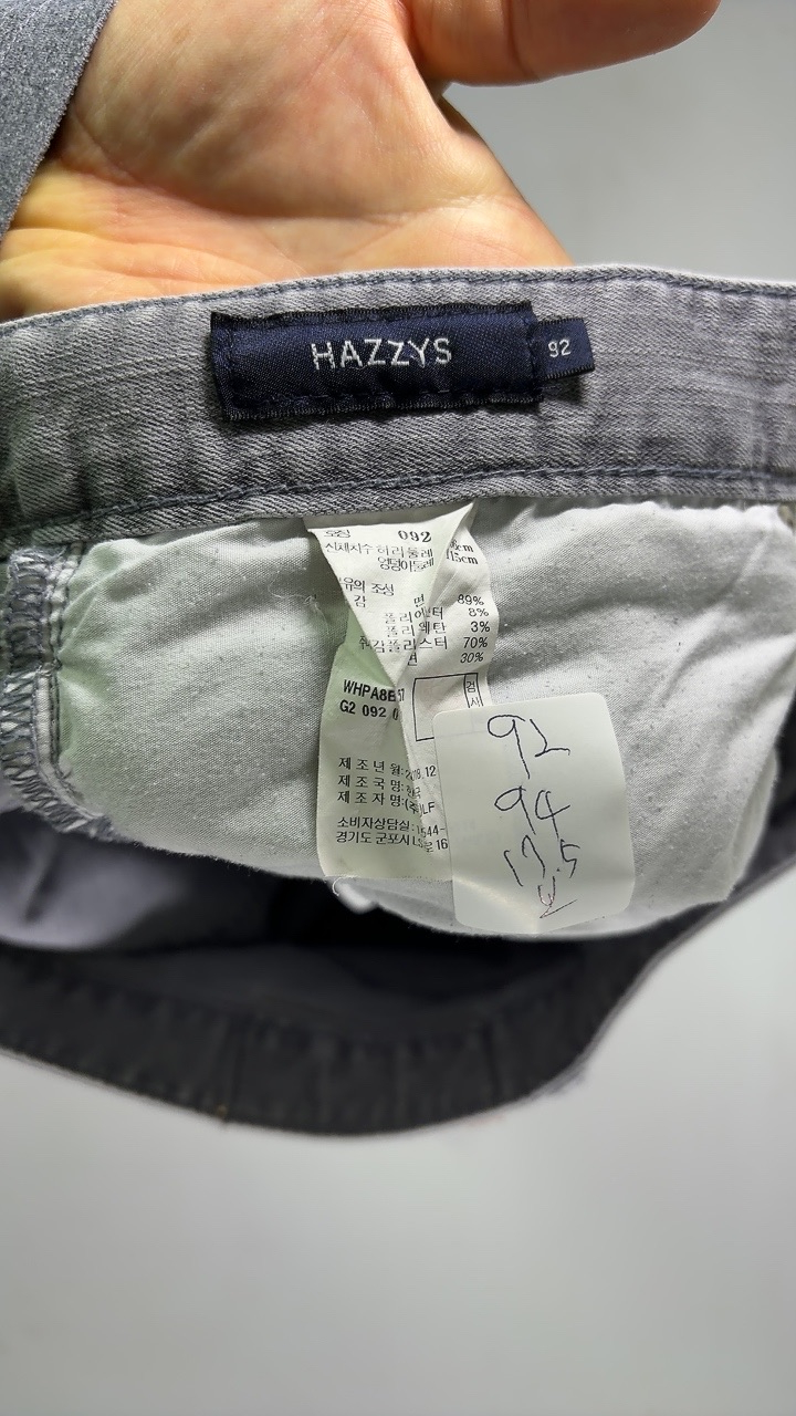 11158번 헤지스 [사계절] 남자 그레이진 데님 36 인치 이미지
