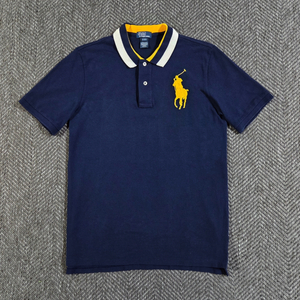 폴로 랄프로렌 네이비 빅포니 카라 반팔티 이미지