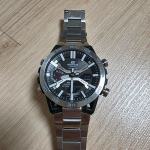 카시오 에디피스 솔라 블루투스 시계 ECB-2000YD-1AJF 남성용 실버 이미지