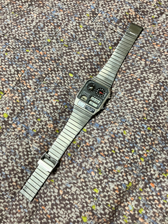 시티즌 아나디지템프 ANA-DIGI TEMP 은장 실버 프레드페리 한정판 이미지