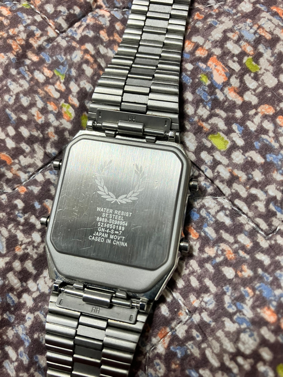 시티즌 아나디지템프 ANA-DIGI TEMP 은장 실버 프레드페리 한정판 이미지