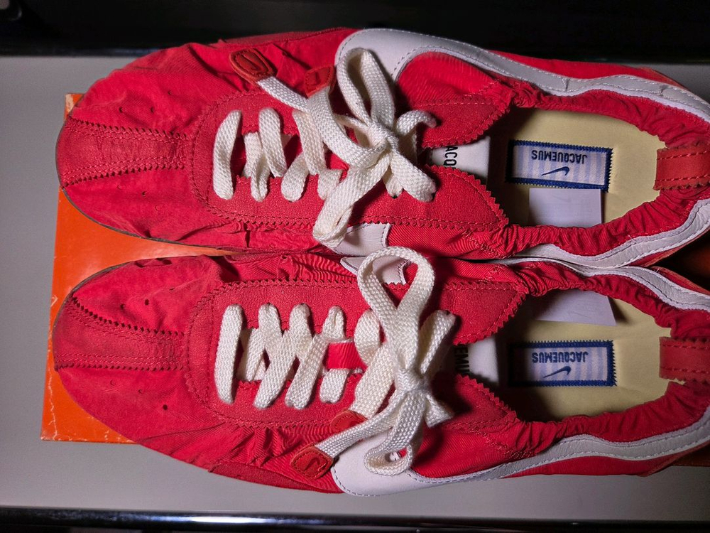 나이키 x 자크뮈스 문 슈 SP 유니버시티 레드 앤 바이시클 옐로우 295 이미지