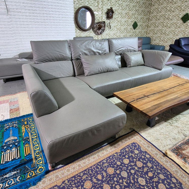 독일 코이노 볼라레 콤포트 최상급 천연 전체가죽 코너형 소파 이미지