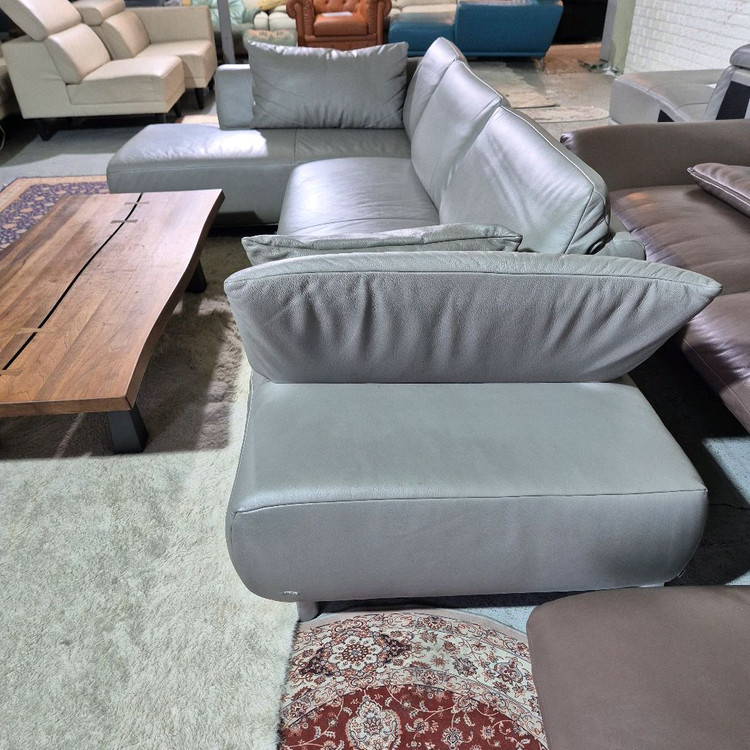 독일 코이노 볼라레 콤포트 최상급 천연 전체가죽 코너형 소파 이미지