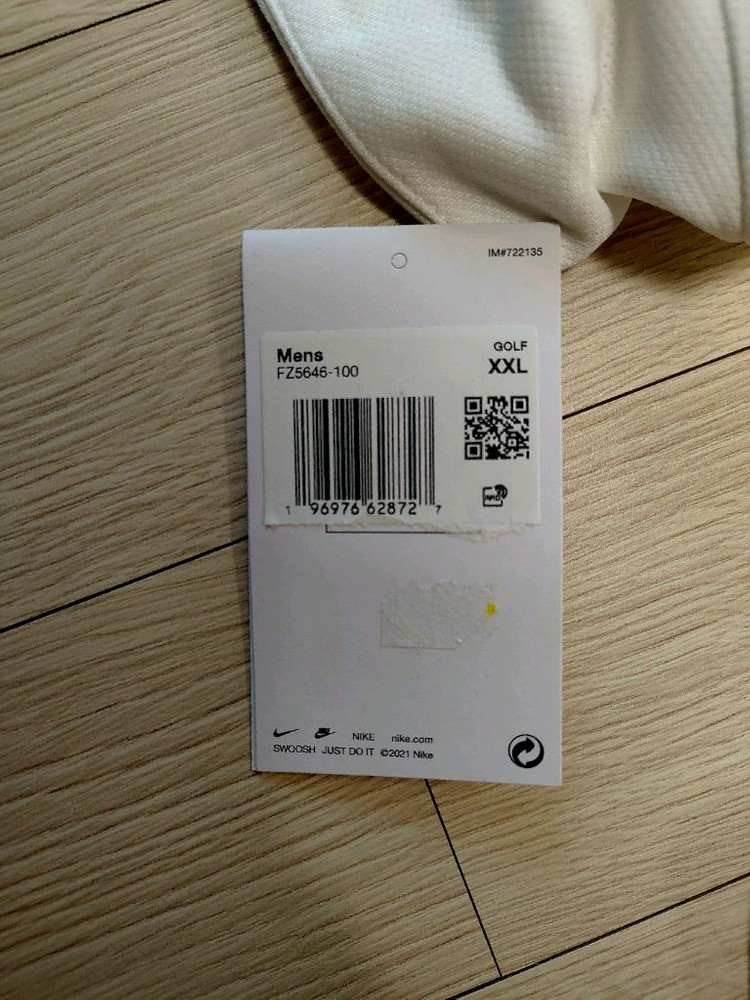 나이키 골프 드라이핏 반팔 XXL 새제품 이미지